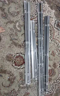 فروش پرده کره کره ای فلزی در حد نو