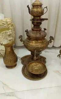 سماور زغالی برنجی