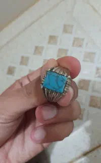 انگشتر نقره فیروزه معاوضه یا فروش