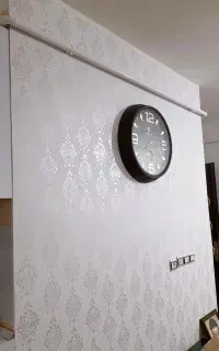 نقاشی رنگ طرح کاغذ دیواری شهر خوی