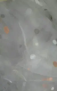پرده حریر تازه دوخته شده جفت دوتایی