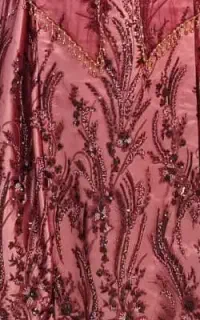 لباس محلی شیک و نو تور آستر دوزی شده