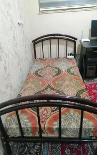 تخت یک نفره فلزی