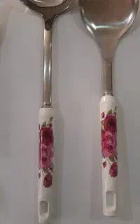کفگیر و ملاقه دسته سرامیکی