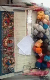 فرش نیمه کاره زرنیم