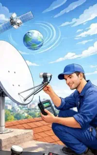 نصاب ونصب انواع انتن وگیرنده وتنظیمات بافرکاس بالا