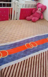 تخت دو طبقه کامل همراه تشک