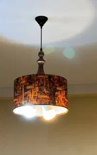 دو عدد لوستر شیددار طرح سنتی