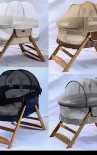 گهواره تاشو و تخت کنار مادر