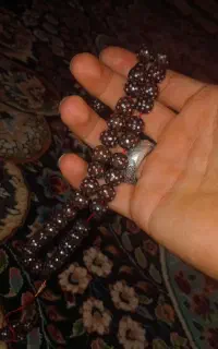 تسبیح نقره کوب