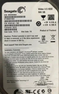 هارد ۵۰۰ گیگ seagate