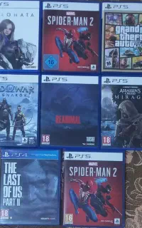 دیسک بازی های و دسته ps4/ps5 و استند