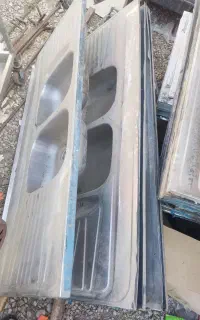 سینک استیل دو قلو