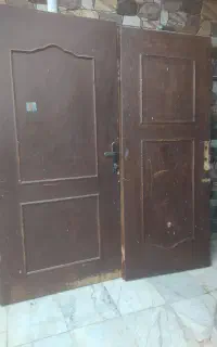 درب چوبی