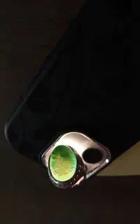 انگشتر نقره و یشم مردانه