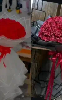 گل روبانی گل ربانی دسته گل خاستگاری باکس نوزاد