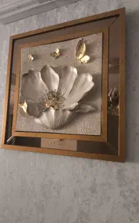 تابلو آینه ای زرین