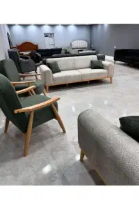 مبل راحتی مدل آرین جنب سیابرگر  ** گالری مبل نگین