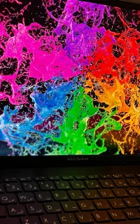 zenbook 14 oled 90hz اثر انگشت
