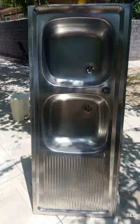 ظرف شویی دوگانه وگاز بنچ شعله