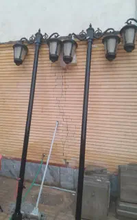 چراغ حیاطی سرخ کن صنعتی  یخچال شوکیک  یخچال ۶ درب