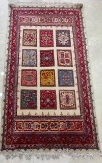 فرش سیرجان و ابریشم