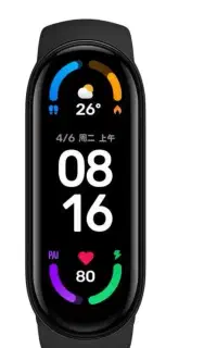 Mi band6در حد اک با جعبه