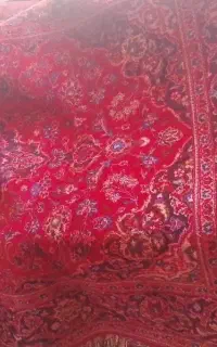 قالیچه دستباف ۳متری کاشان لاکی فوری فروشی
