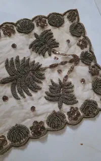 روبالشی طرح سنتی از کشور سوریه ورومیزی سنگ دوزی