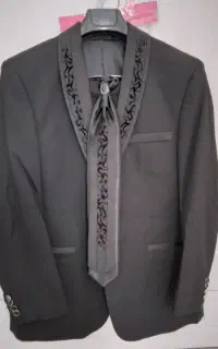 کت وشلوار مردانه مشکی سایز۵۲