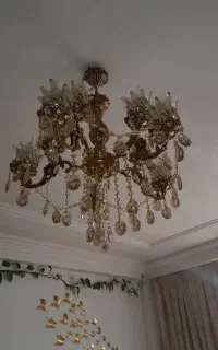 دو عدد لوستر برنز قلم سیاه سنگین وزن