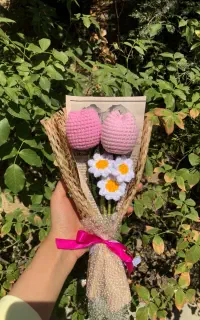 آموزش گلهای بافتنی و عروسکهای های فانتزی