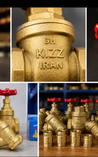 شیر فلکه و پنج لایه نیوپایپ و سوپر پایپ
