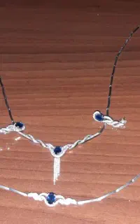 سرویس کامل گردن بند ، گوشواره ، دستبند ، انگشتر