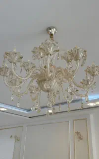 ست لوستر کریستالی
