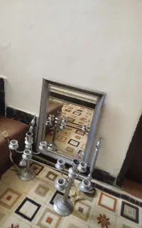 ایینه و شمعدان