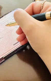 کیف دست چک چرم طبیعی