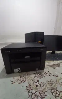 سیستم کامپیوتر چاپگر سه کاره