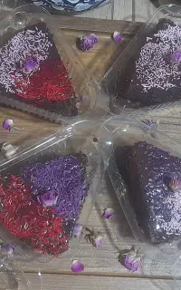 کیک کافه ای و مینی کوکی