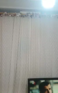 پرده همراه چوب پرده