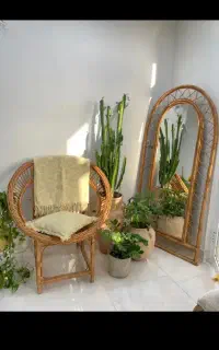 آینه قدی حصیری