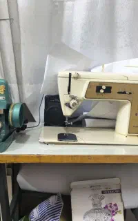 چرخ سردوز ۳ نخ پروانه و چرخ گلدوزی سینجر