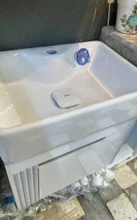 روشویی کابینتی چینی آرمیتاژ و کرد سایز ۵۰ در ۳۵
