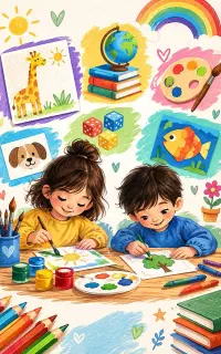 کلاس‌های تلفیقی زبان انگلیسی، نقاشی و خلاقیت
