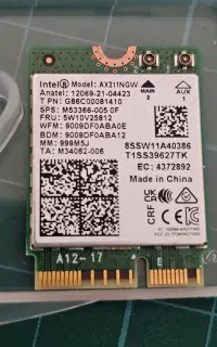 ماژول کارت مودم وایرلس وای فای wifi 6 intel HP