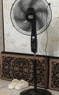 پنکه ایستاده رنگ مشکی ترند