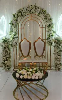 دیزاین گل ارایی مراسم عقد وعروسی