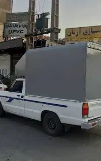 راننده دارای ماشین چادر پخش مزدا یا نیسان