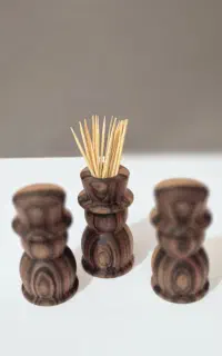 نمکدان چوبی