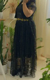 لباس کوردی مشکی در حد نو
